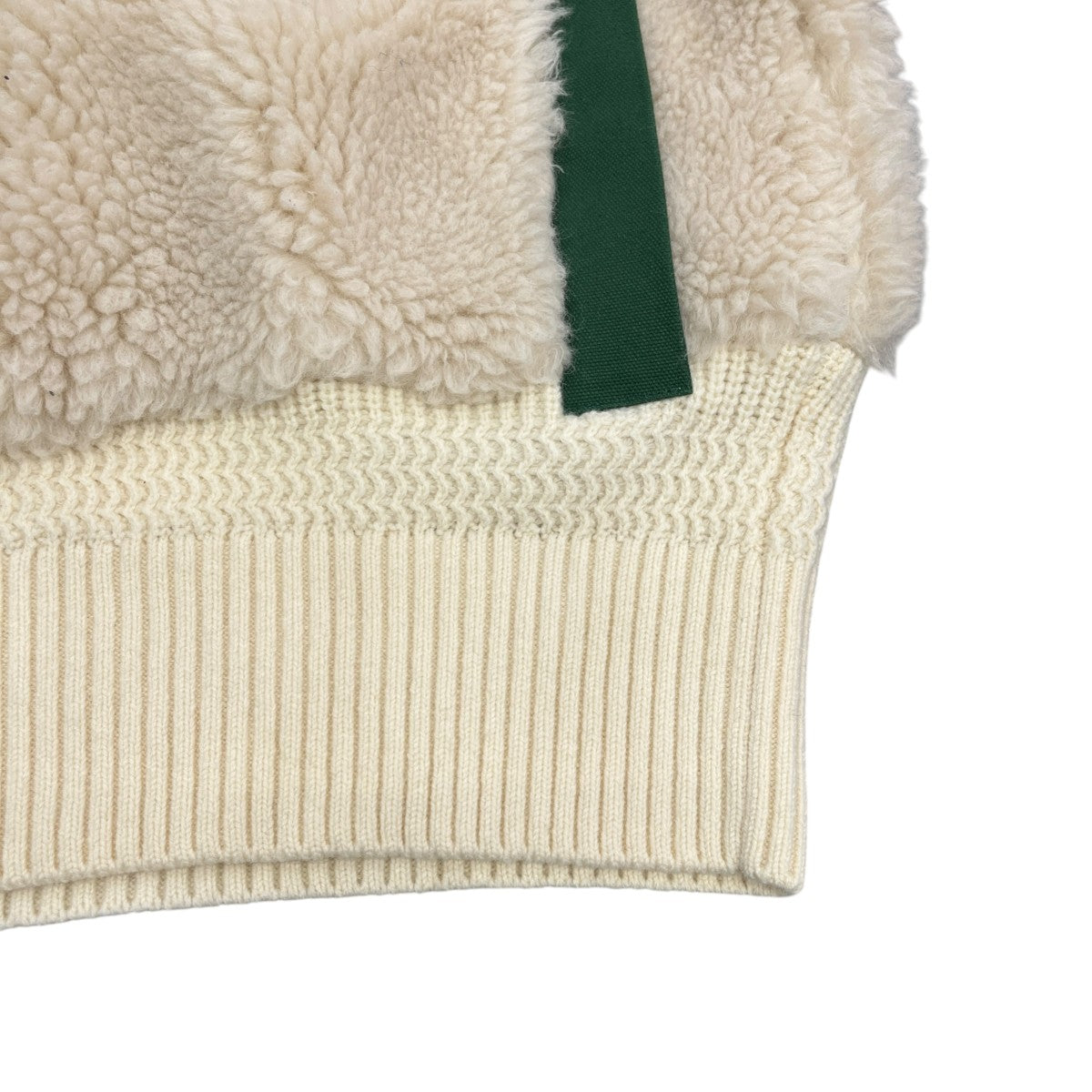 sacai faux shearling knit pulloverニット20 02400M 古着・中古-5枚目のアイテム画像