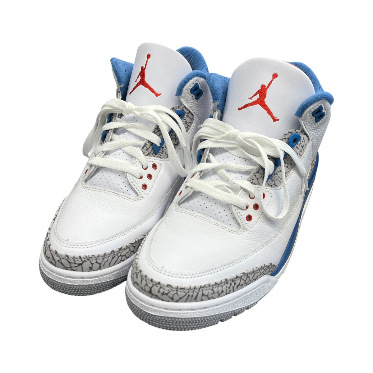 NIKE Air Jordan 3 True BlueミドルカットスニーカーIF4396-104 古着・中古-1枚目のアイテム画像