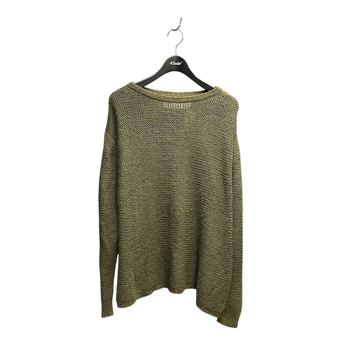 walenode linen tape basque sweaterリネンニットWN21 10SS099 KW 古着・中古-1枚目のアイテム画像
