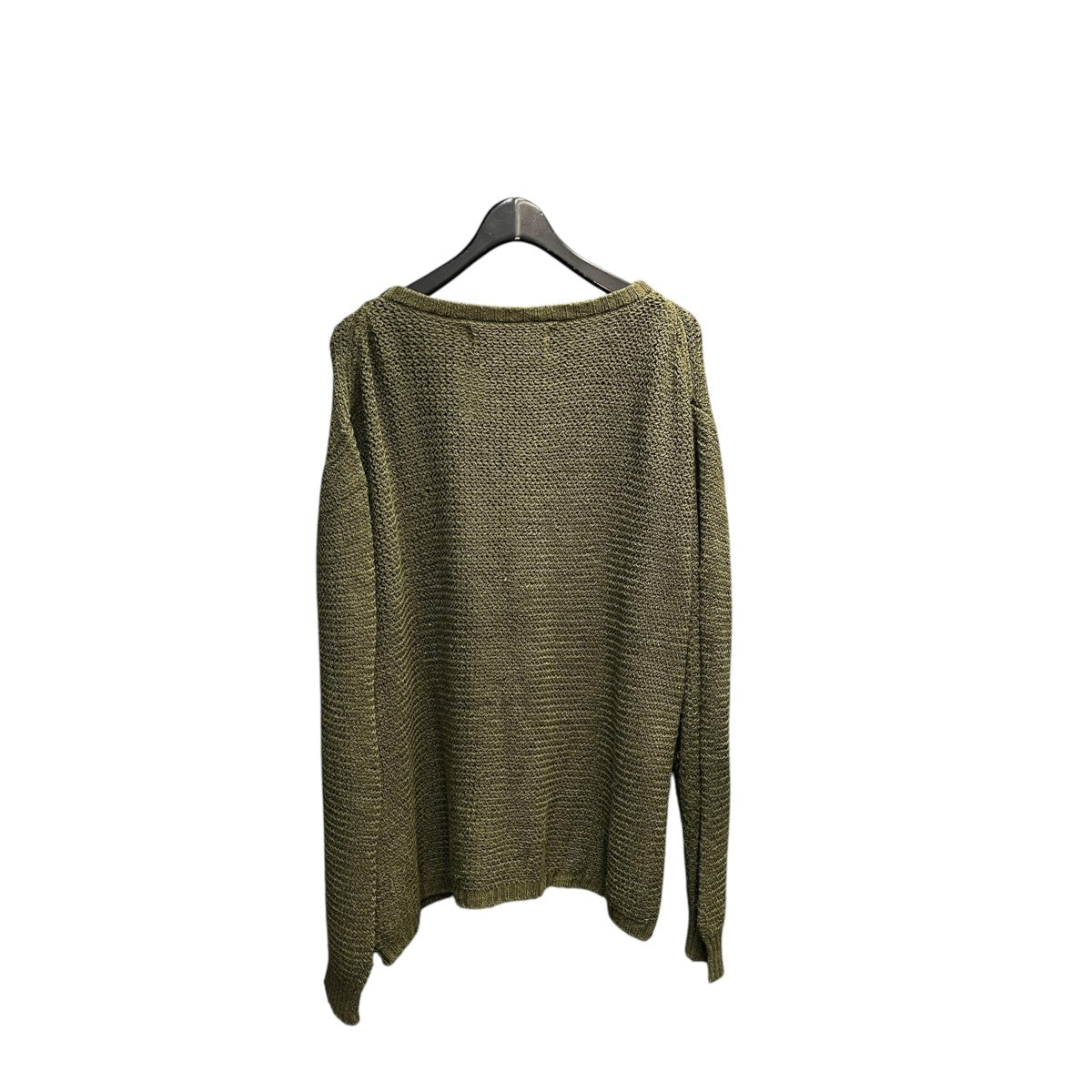 walenode linen tape basque sweaterリネンニットWN21 10SS099 KW 古着・中古-2枚目のアイテム画像