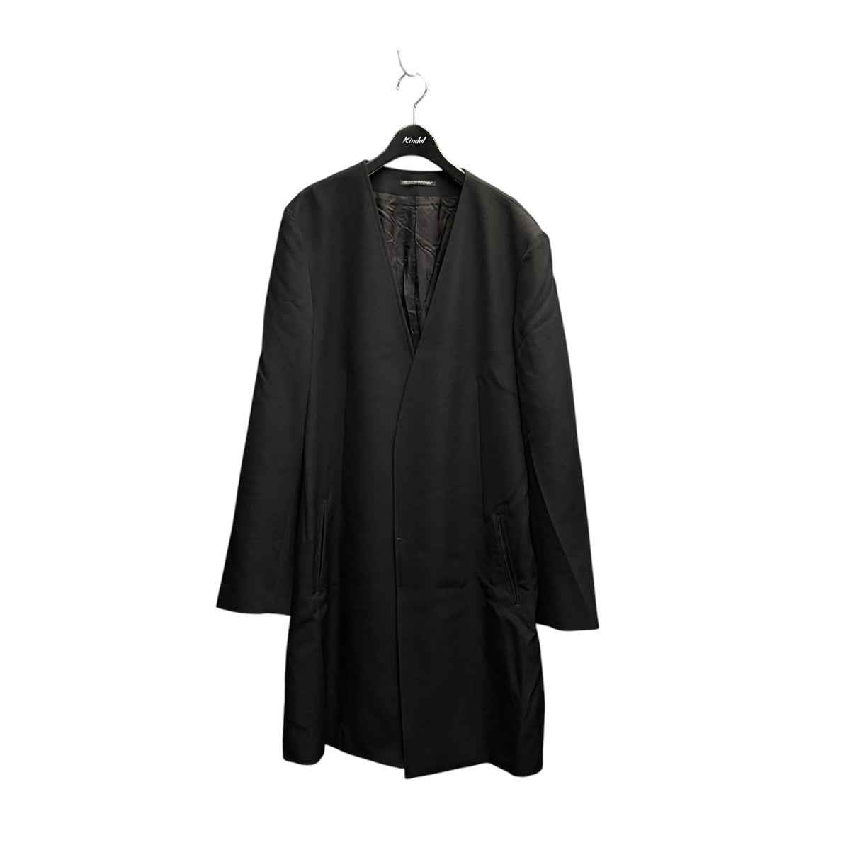 Yohji Yamamoto pour homme ARMY GABARDINE NO COLLAR JACKETノーカラージャケットHO-J05-101 古着・中古-1枚目のアイテム画像