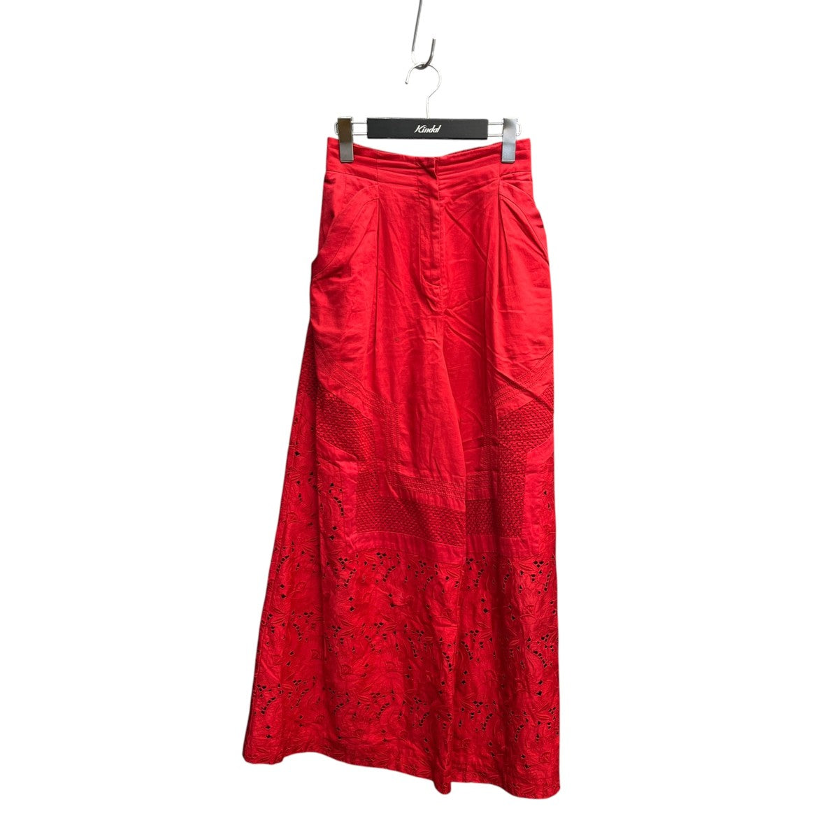mame kurogouchi コットンパンツMM18SS-PT050 古着・中古-1枚目のアイテム画像