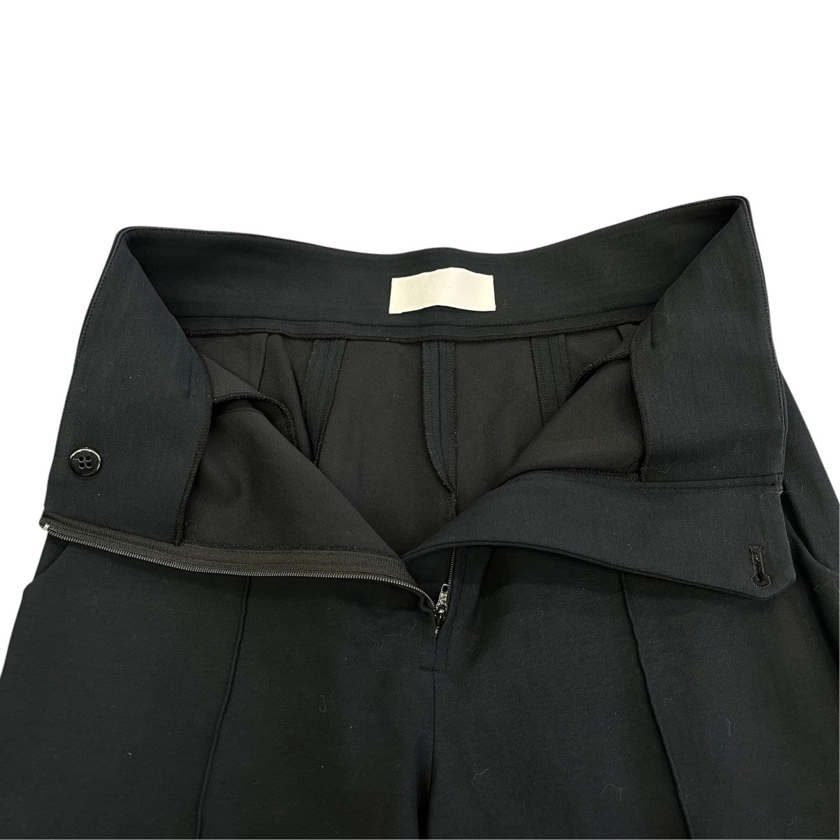 mame kurogouchi 24AWDouble Jersey Flared TrousersスラックスMM24FW-JS039 古着・中古-3枚目のアイテム画像