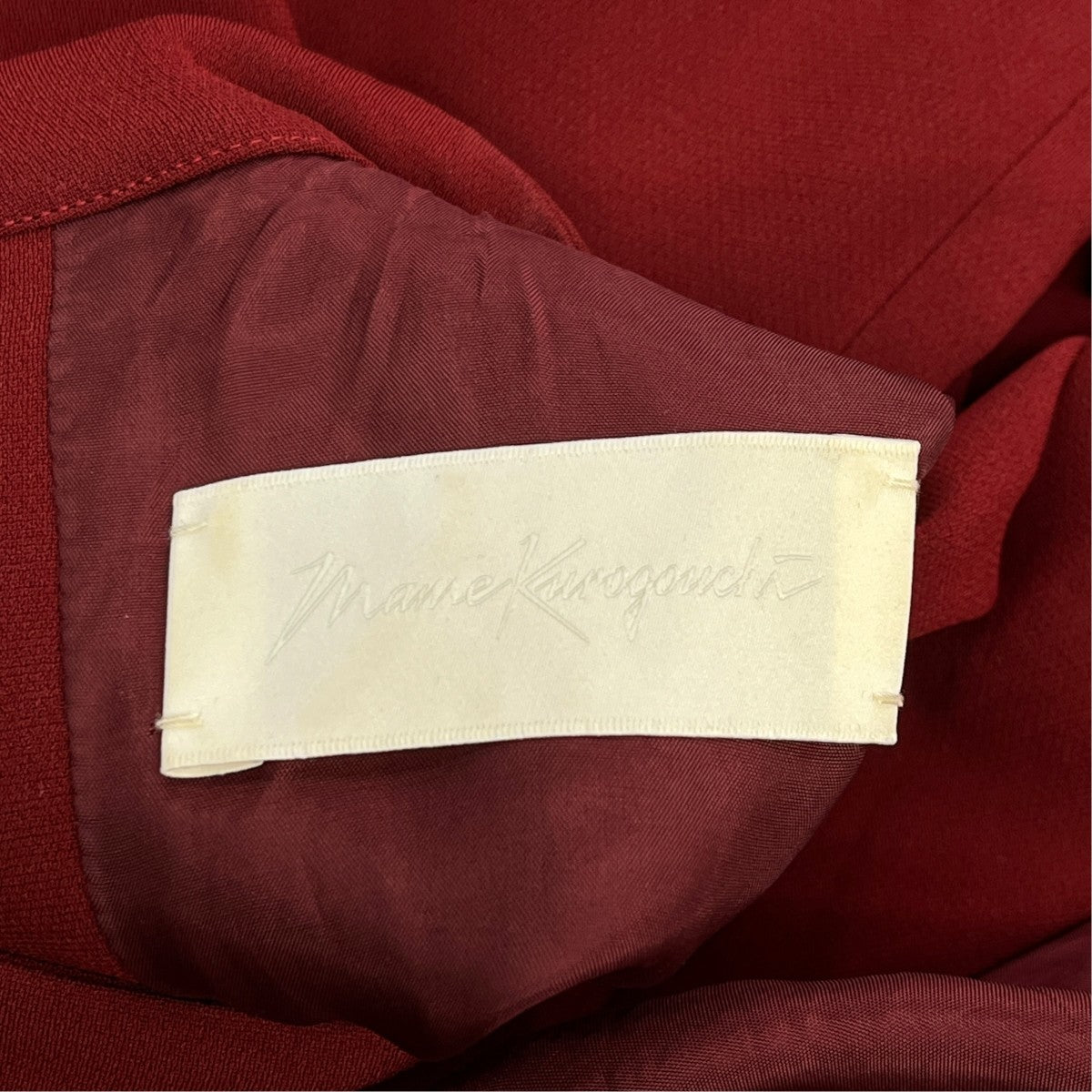 mame kurogouchi lace cuffs A-line dressワンピースMM16AW-DR086 古着・中古-7枚目のアイテム画像