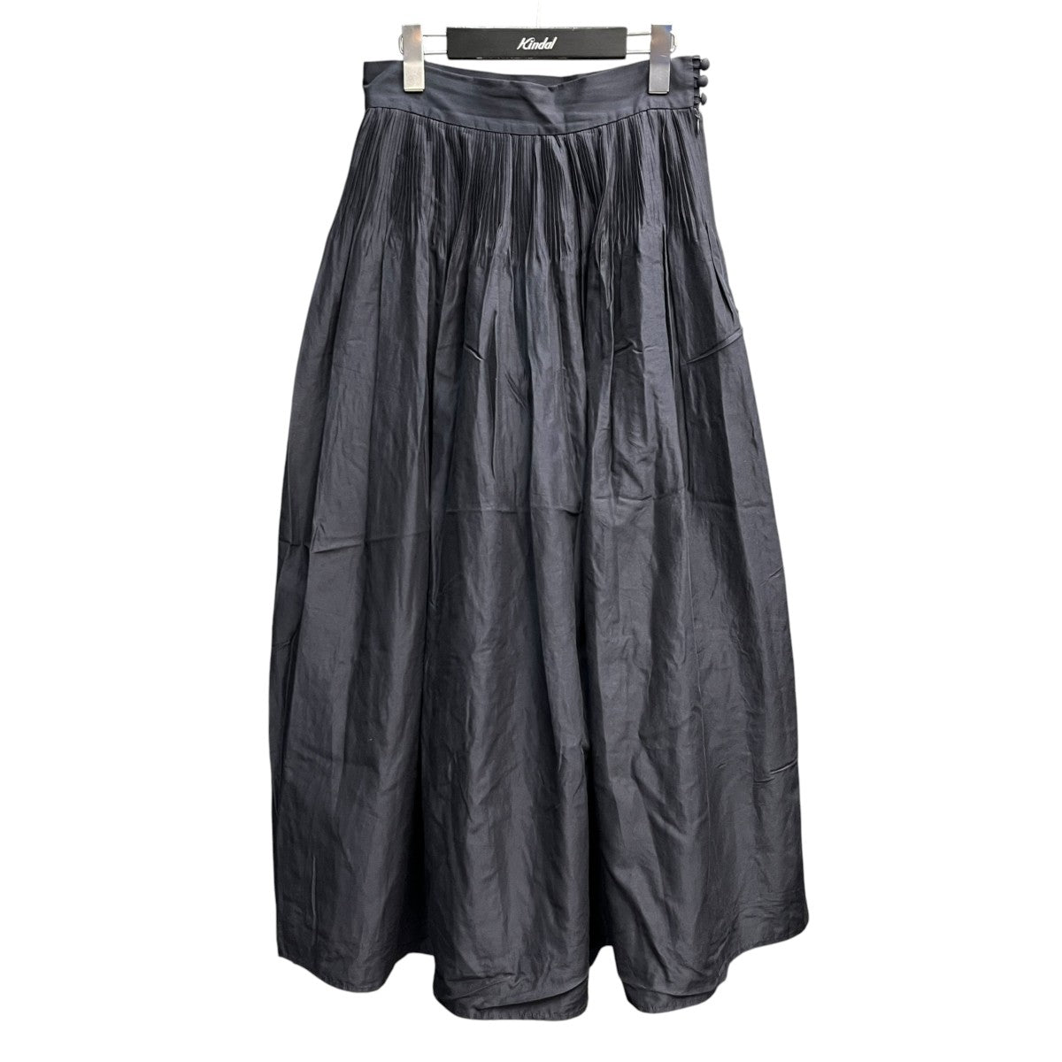 mame kurogouchi Silk Cotton Flared SkirtMM22PS-SK703 古着・中古-1枚目のアイテム画像