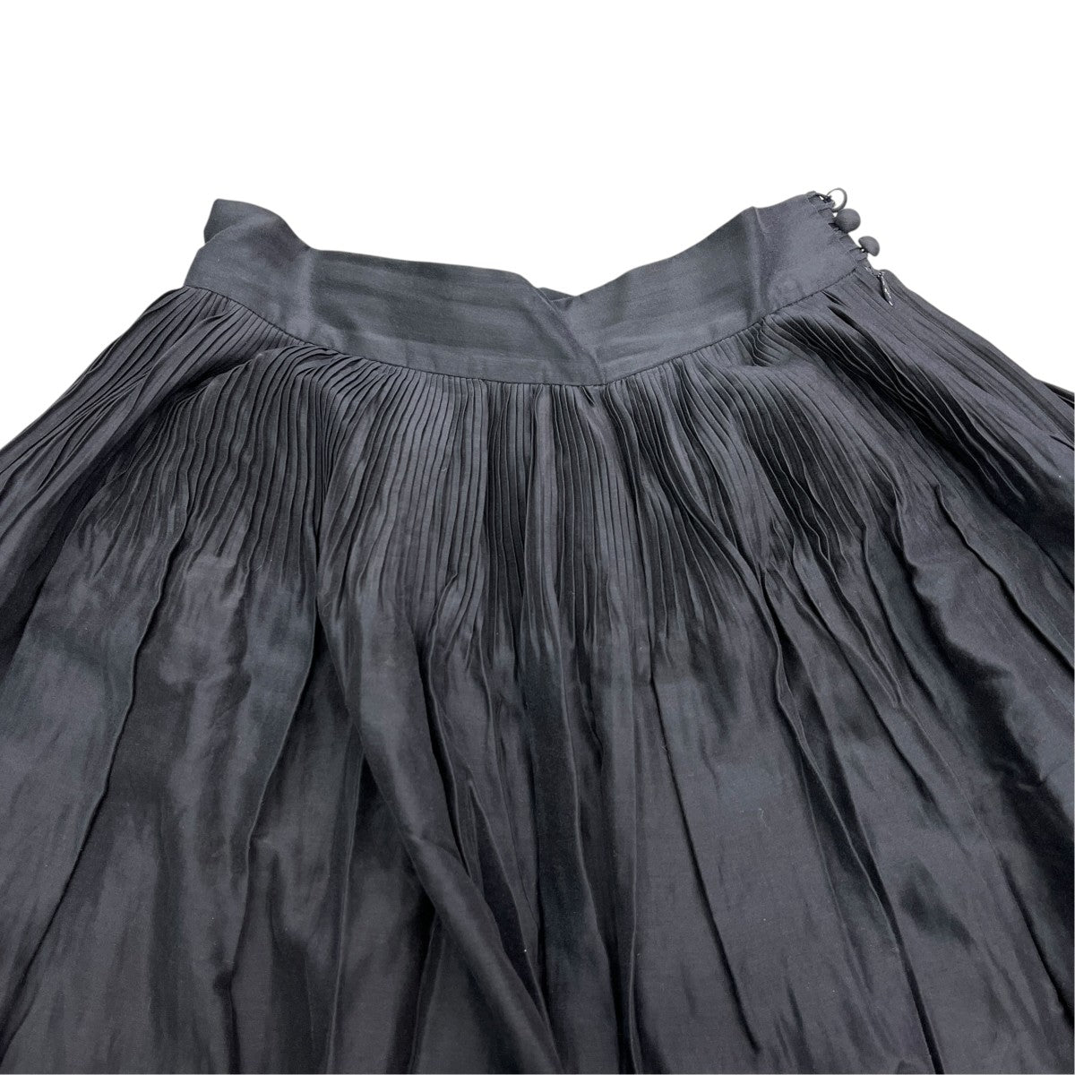 mame kurogouchi Silk Cotton Flared SkirtMM22PS-SK703 古着・中古-3枚目のアイテム画像