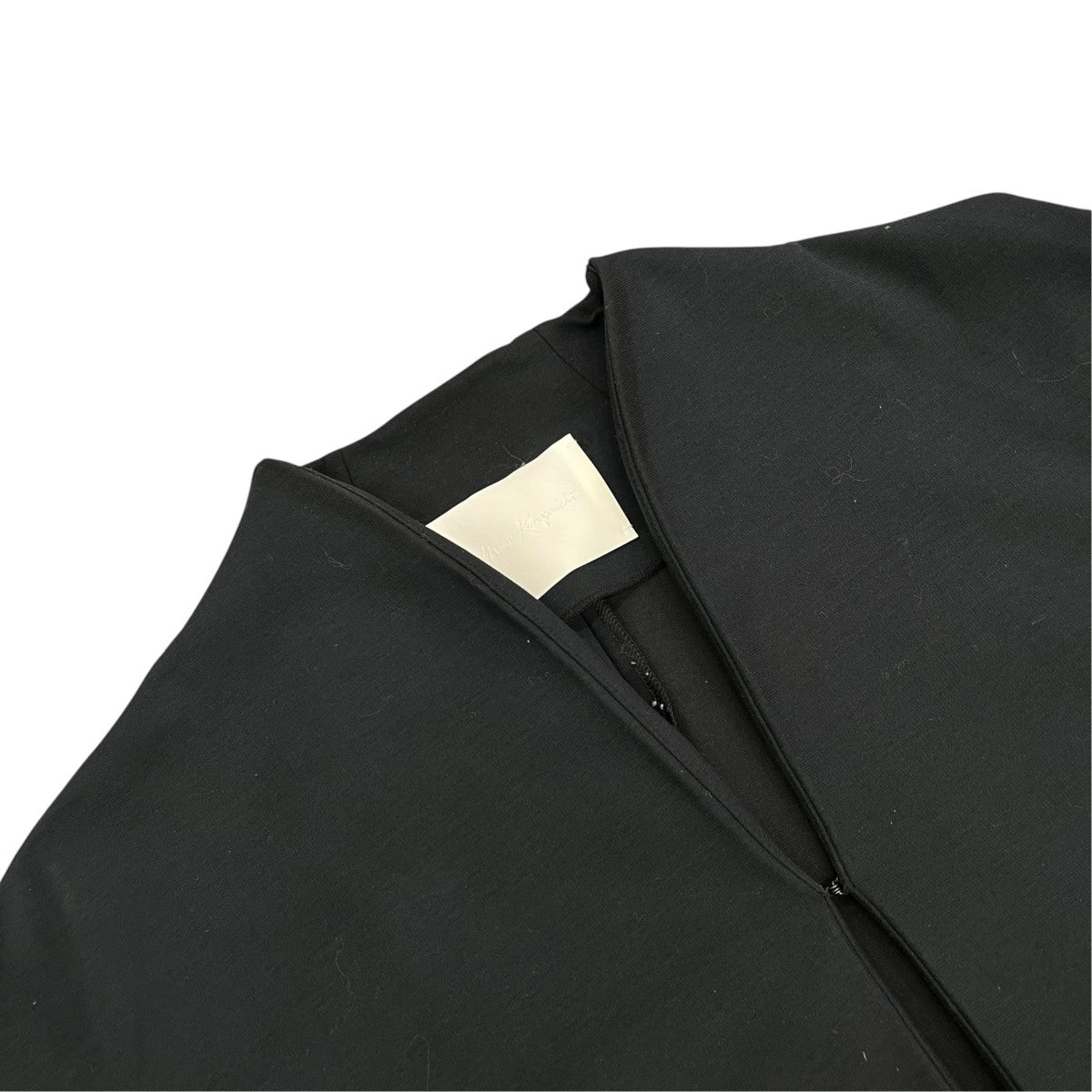 mame kurogouchi 24AWDouble Jersey Dropped Shoulder JacketノーカラージャケットMM24FW-JS037 古着・中古-3枚目のアイテム画像
