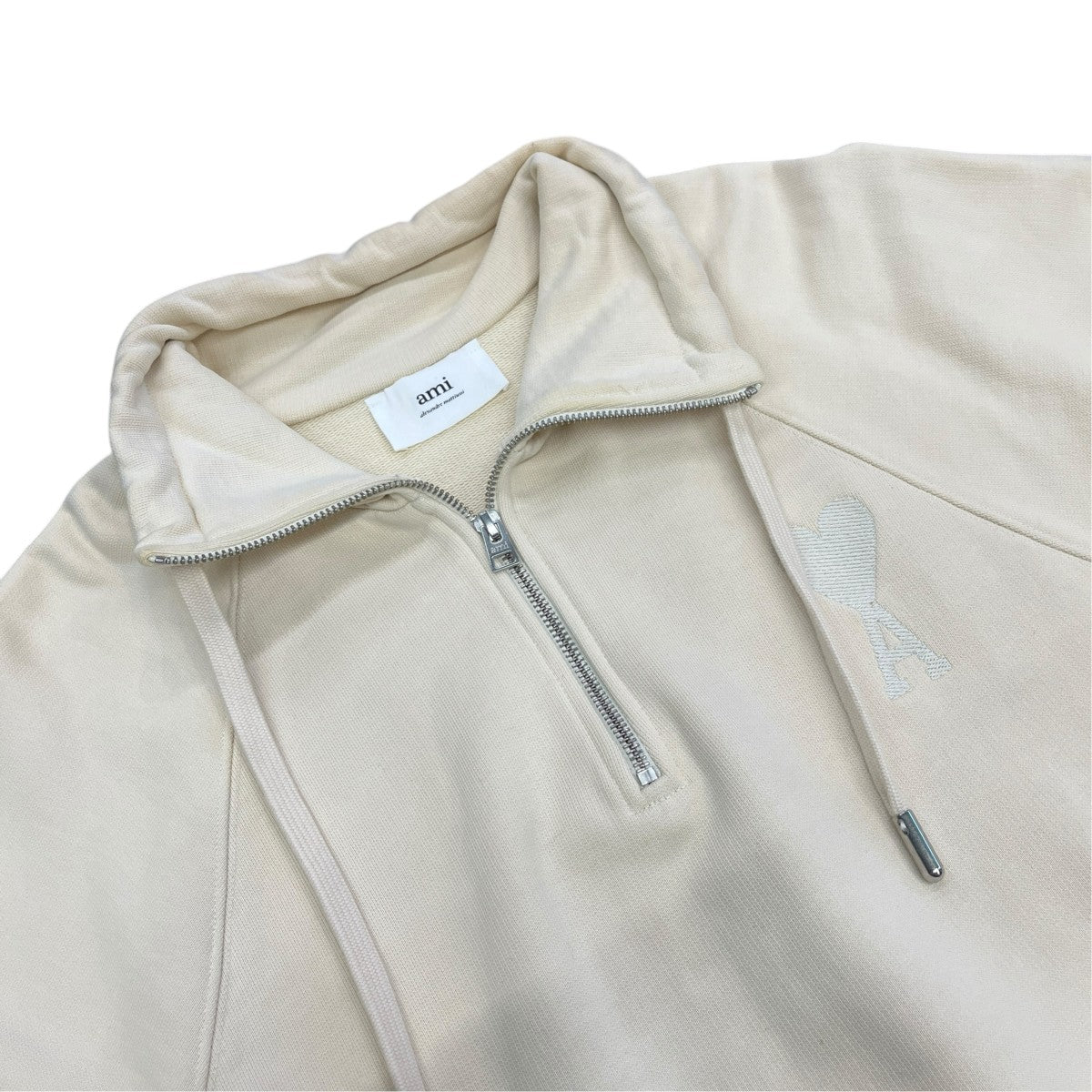 AMI PARIS ハーフジップパーカーUSW502.747 古着・中古-3枚目のアイテム画像