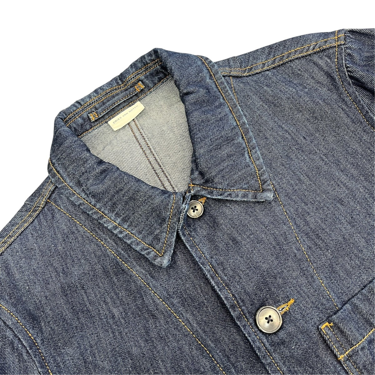 DRIES VAN NOTEN 25AWBRAXTON DEN 2381 M．W．JACKETカバーオール040429-2381 古着・中古-3枚目のアイテム画像