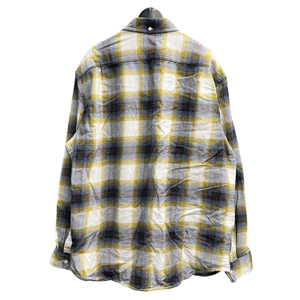 Supreme 22SSBRUSHED PLAID FLANNEL SHIRTチェック柄ネルシャツ 古着・中古-2枚目のアイテム画像