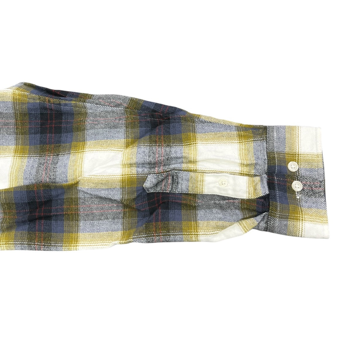 Supreme 22SSBRUSHED PLAID FLANNEL SHIRTチェック柄ネルシャツ 古着・中古-4枚目のアイテム画像