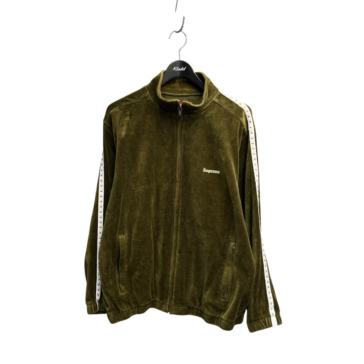 Supreme 22AWSTUDDED VELOUR TRACK JACKETベロアジャケット 古着・中古-1枚目のアイテム画像