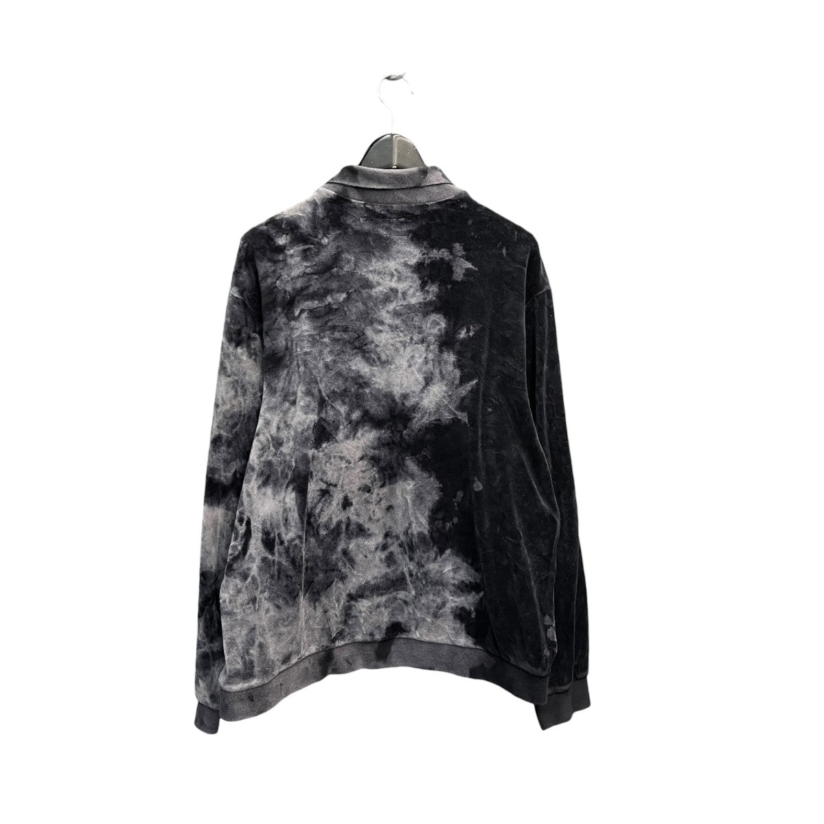 Supreme 21SSBLEACHED VELOUR L S POLOポロシャツ 古着・中古-2枚目のアイテム画像