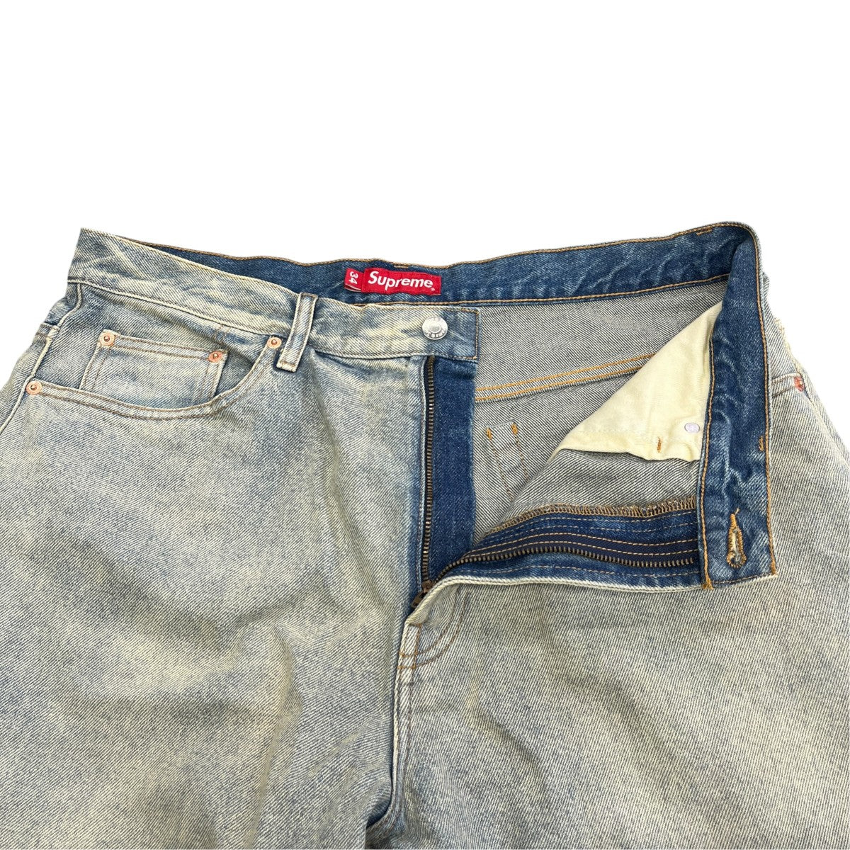 Supreme 23SSBAGGY JEANワイドデニムパンツ 古着・中古-3枚目のアイテム画像