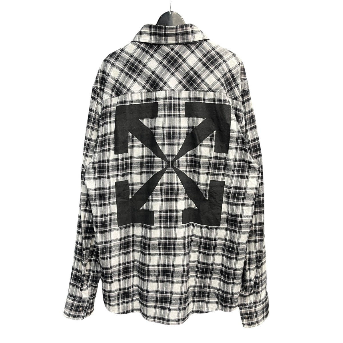 OFFWHITE 21SSMixed colours長袖チェックシャツOMGA133R21FAB002 古着・中古-2枚目のアイテム画像