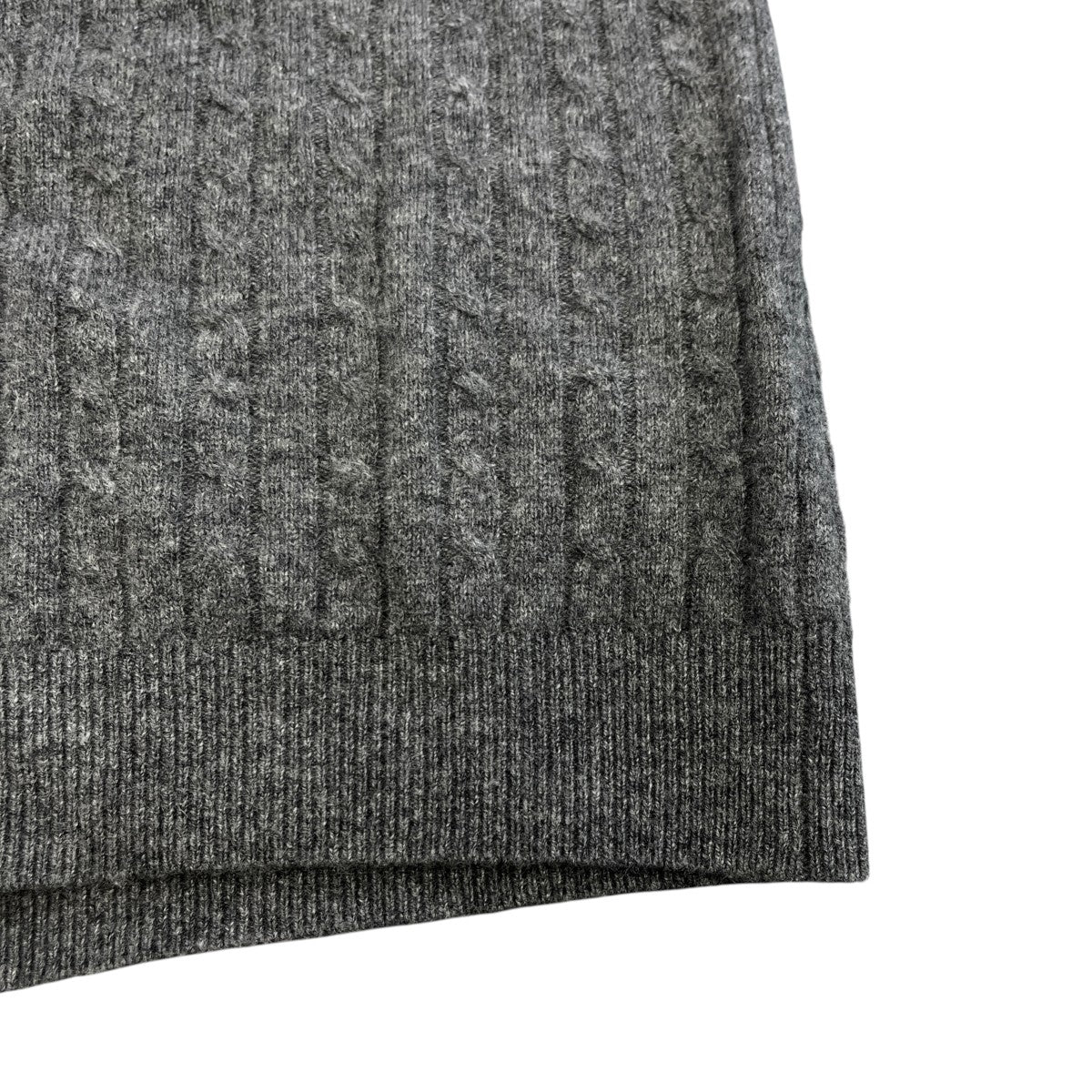 Y YO cashmere cable half sleeve knit半袖ニット634-55-70002 古着・中古-5枚目のアイテム画像