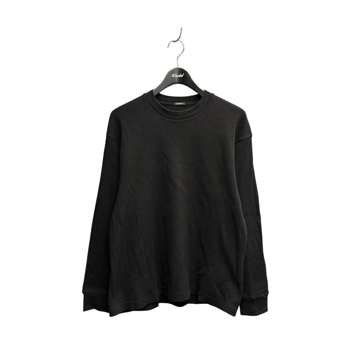 COMOLI 26SSコットンワッフル 長袖TシャツサーマルカットソーD01-05041 古着・中古-1枚目のアイテム画像