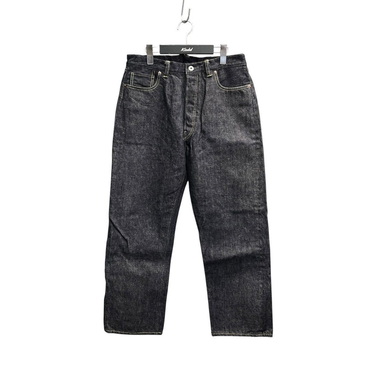 A．PRESSE Washed Denim Wide PantsデニムパンツAP-4001 古着・中古-1枚目のアイテム画像