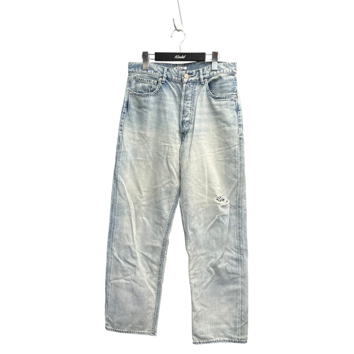 AURALEE 26SSFADED SELVEDGE LIGHT DENIM WIDE PANTSデニムパンツA26SP03DE 古着・中古-1枚目のアイテム画像