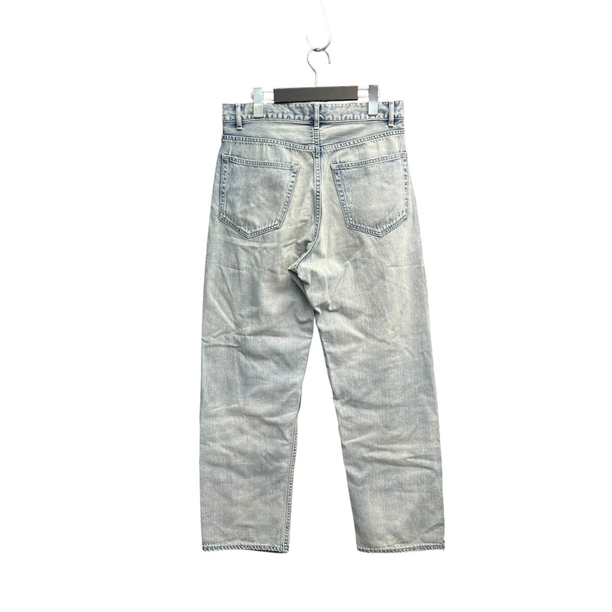 AURALEE 26SSFADED SELVEDGE LIGHT DENIM WIDE PANTSデニムパンツA26SP03DE 古着・中古-2枚目のアイテム画像