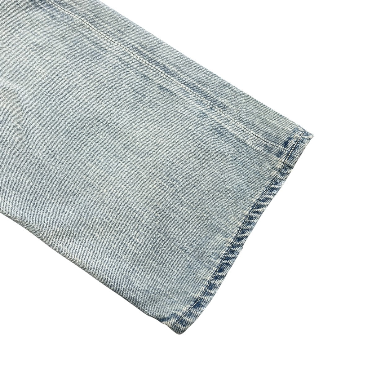 AURALEE 26SSFADED SELVEDGE LIGHT DENIM WIDE PANTSデニムパンツA26SP03DE 古着・中古-4枚目のアイテム画像