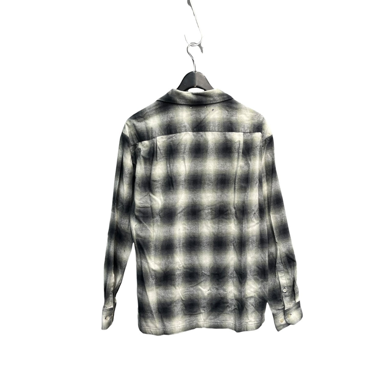 MINEDENIM C．Flannel Ombre Open Collar SHチェックシャツ2509-5004-97-012 古着・中古-2枚目のアイテム画像