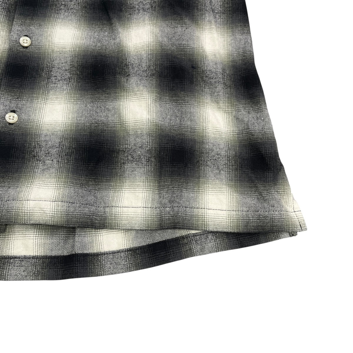 MINEDENIM C．Flannel Ombre Open Collar SHチェックシャツ2509-5004-97-012 古着・中古-5枚目のアイテム画像