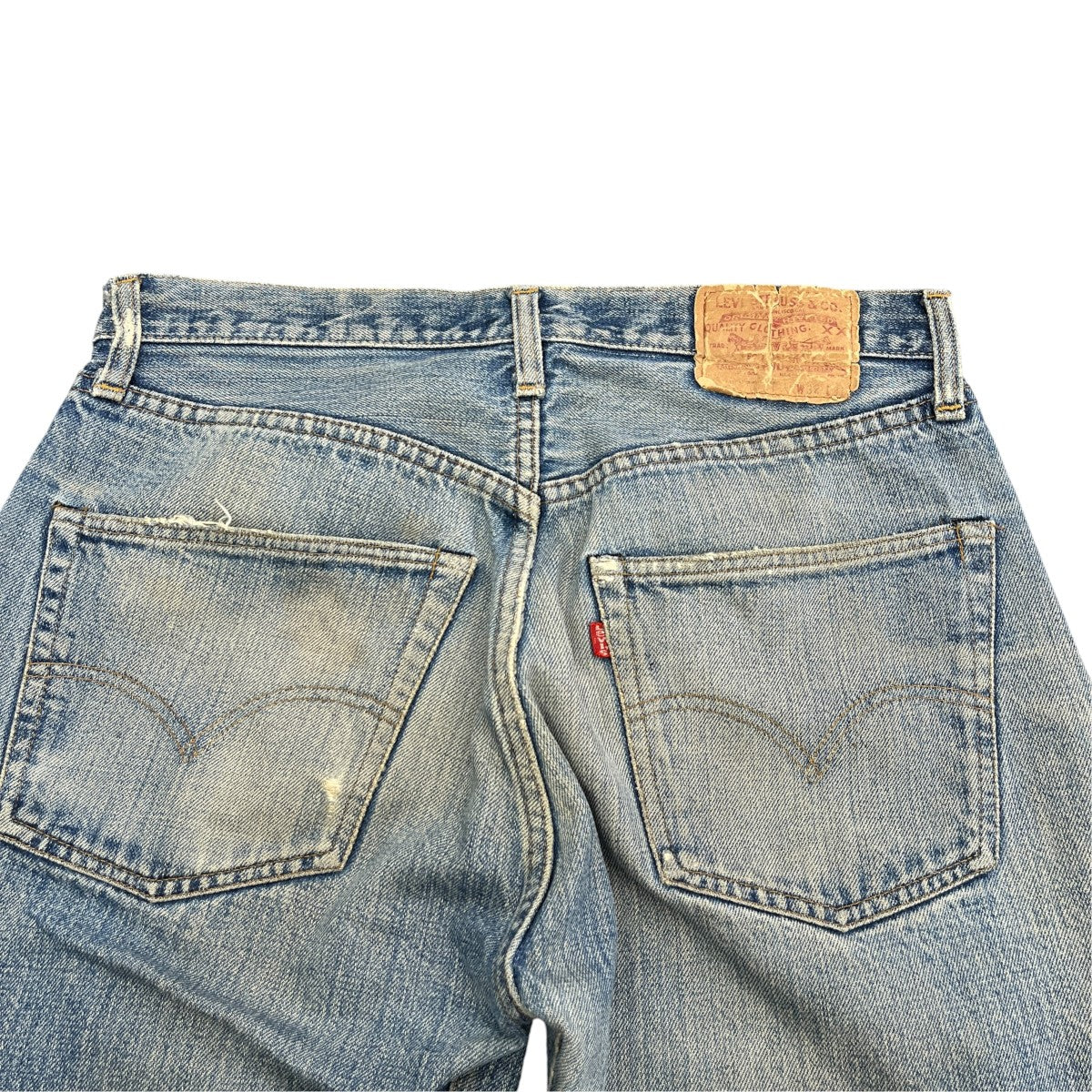 LEVI’S 66前期 ボタン裏6 刻印ストレートデニムパンツ 古着・中古-4枚目のアイテム画像