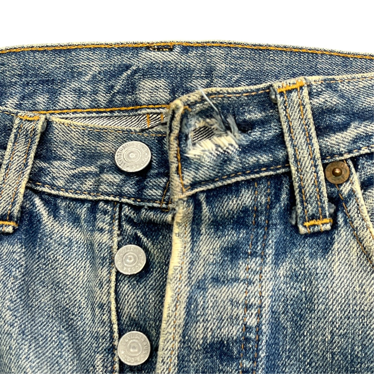 LEVI’S 66前期 ボタン裏6 刻印ストレートデニムパンツ 古着・中古-6枚目のアイテム画像