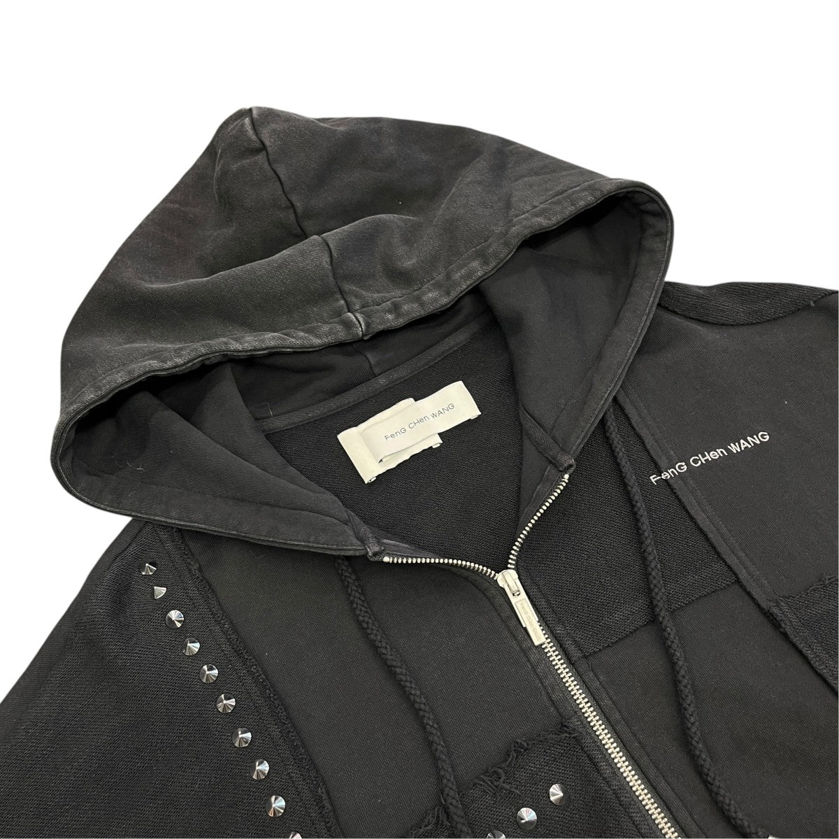 FENG CHEN WANG Dem Sound Zip-up FoodedジップパーカーFMS17HD01 古着・中古-3枚目のアイテム画像