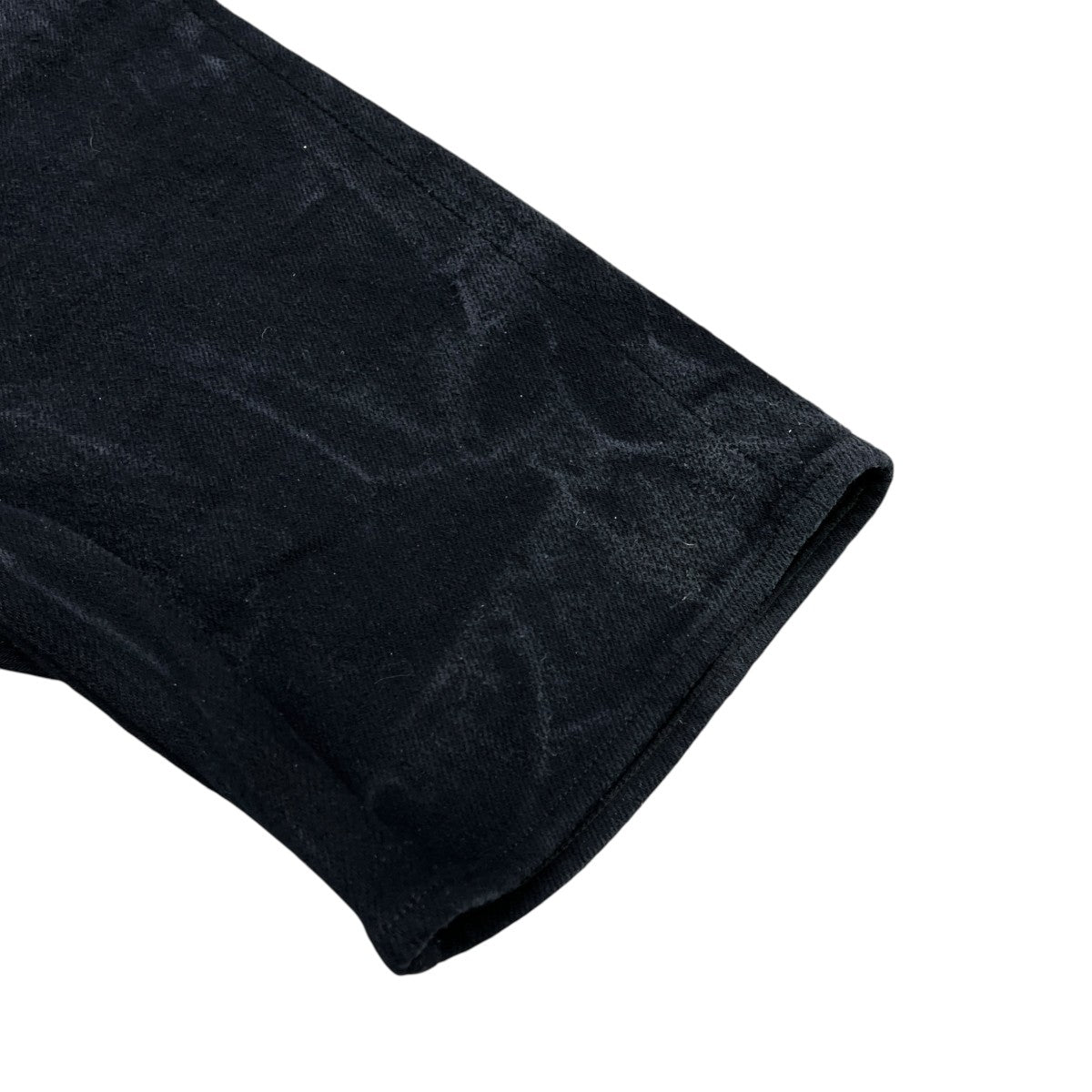 AURALEE 26SSWomens Silk Nep Denim 5P Wide Shorts BlackショートパンツA26SP04SD 古着・中古-4枚目のアイテム画像