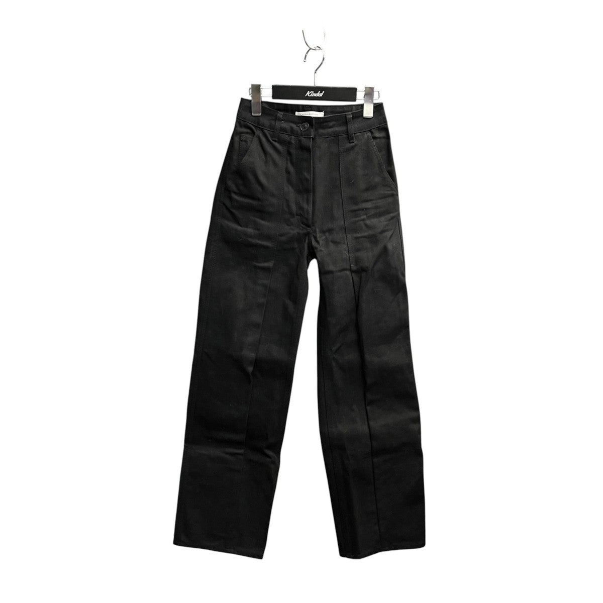 Cecilie Bahnsen TROUSERS WITH FRONT PLEAT SND BACK PATCH POCKETSデニムパンツRTW18007 古着・中古-1枚目のアイテム画像