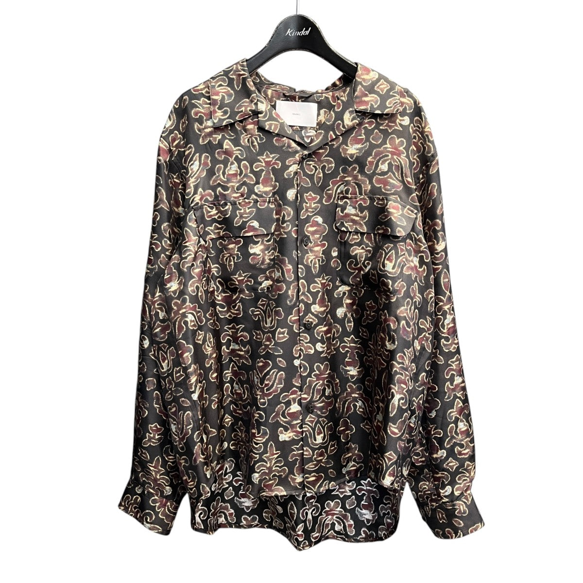 SUGARHILL 26AWSILK OPEN COLLAR SHIRT長袖シャツ26330503 古着・中古-1枚目のアイテム画像