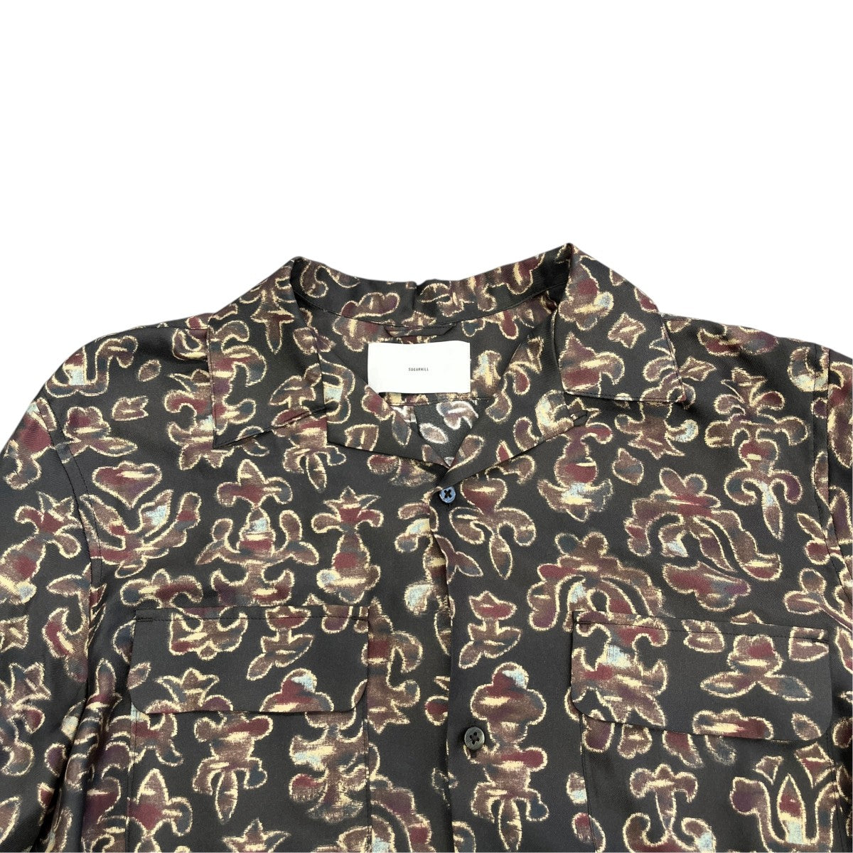SUGARHILL 26AWSILK OPEN COLLAR SHIRT長袖シャツ26330503 古着・中古-3枚目のアイテム画像
