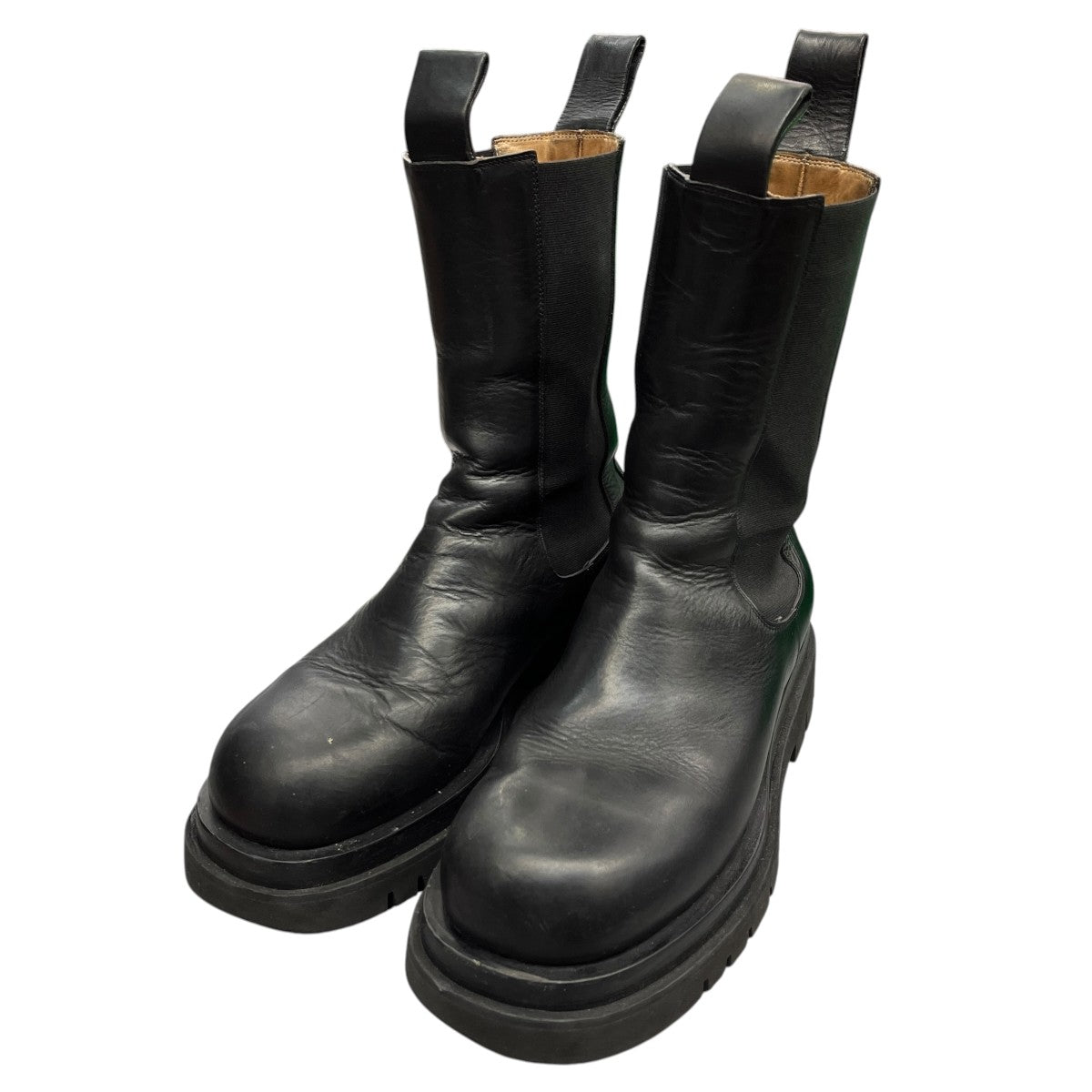 BOTTEGA VENETA ラグブーツサイドゴアブーツ 古着・中古-1枚目のアイテム画像