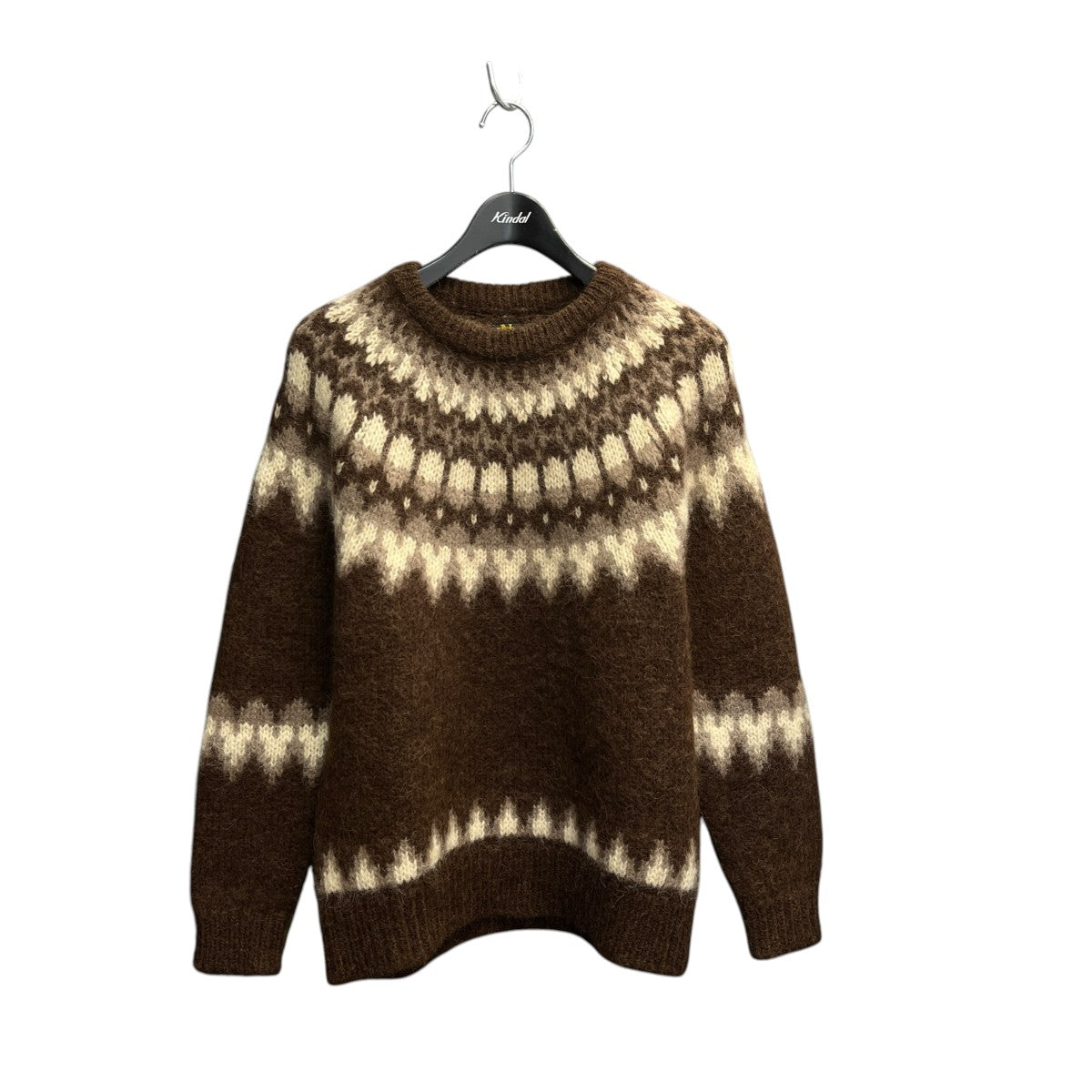 BATONER 19AWMOHAIR NORDIC CREW NECK長袖ニットBN 19FM 046 古着・中古-1枚目のアイテム画像