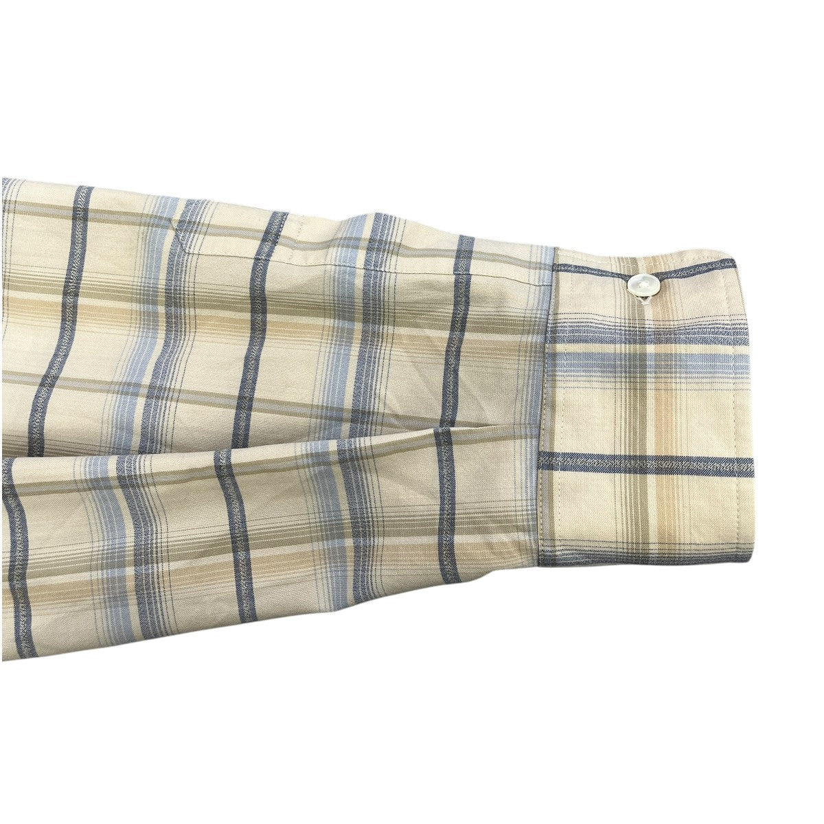 AURALEE 24SSSUPER LIGHT WOOL CHECK SHIRT長袖チェックシャツA24SS01LC 古着・中古-4枚目のアイテム画像