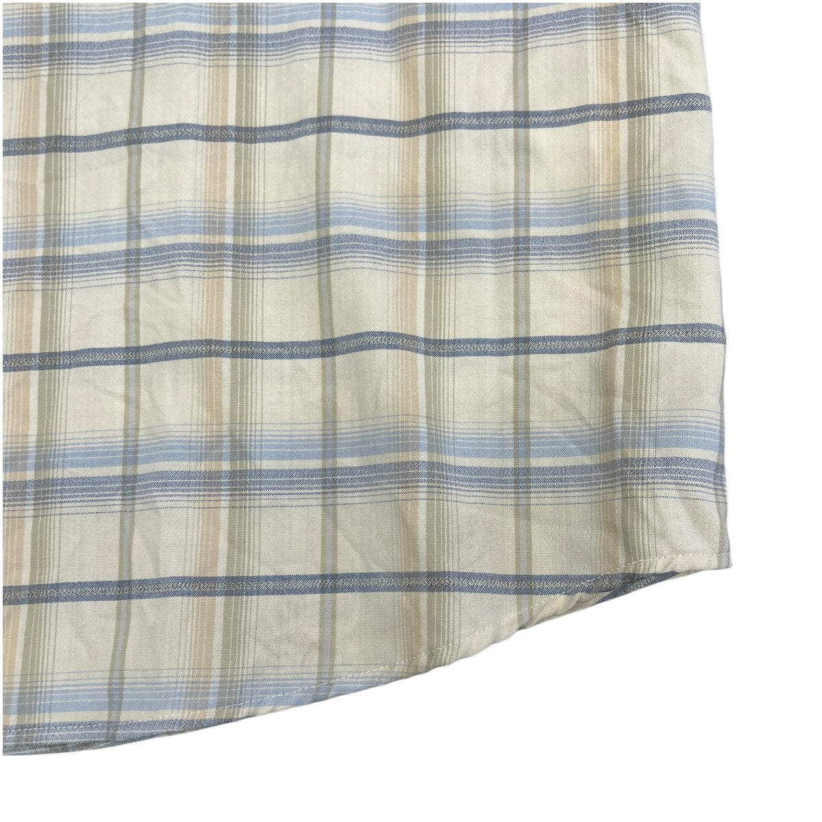 AURALEE 24SSSUPER LIGHT WOOL CHECK SHIRT長袖チェックシャツA24SS01LC 古着・中古-5枚目のアイテム画像