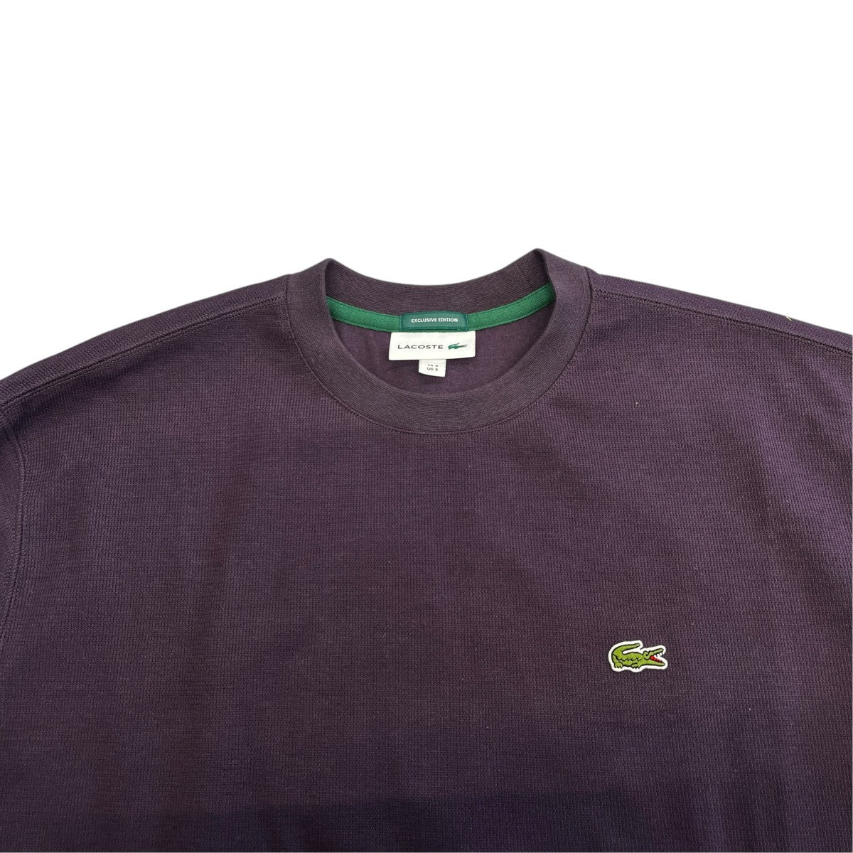 LACOSTE×JOURNAL STANDARD relume 26AW別注 クルーネック カットソーロングスリーブカットソーTH108J 古着・中古-3枚目のアイテム画像