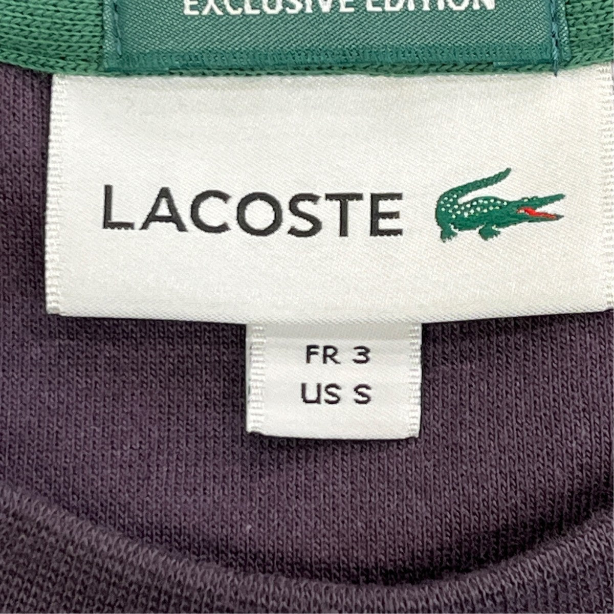 LACOSTE×JOURNAL STANDARD relume 26AW別注 クルーネック カットソーロングスリーブカットソーTH108J 古着・中古-7枚目のアイテム画像