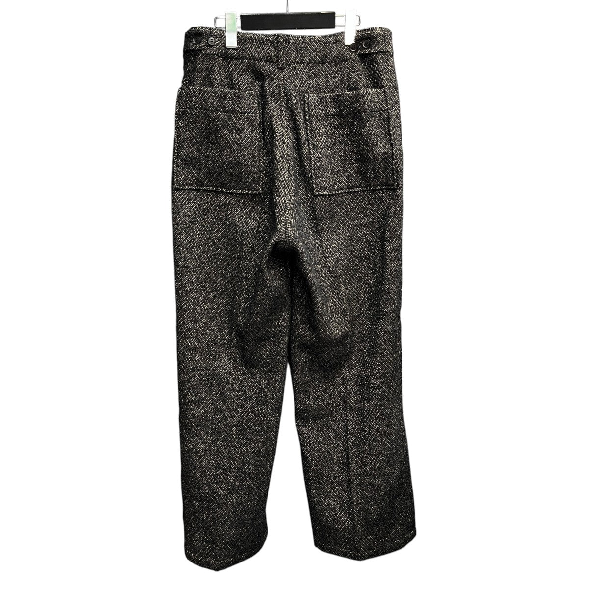YOKE 24AWTWEED WIDE-LEG BAKER PANTSYK24FW0728P 古着・中古-2枚目のアイテム画像