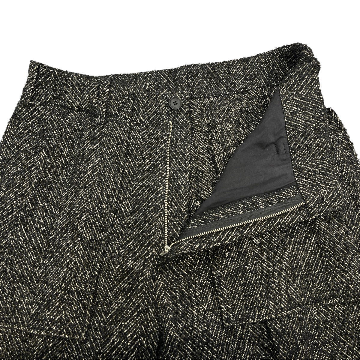 YOKE 24AWTWEED WIDE-LEG BAKER PANTSYK24FW0728P 古着・中古-3枚目のアイテム画像