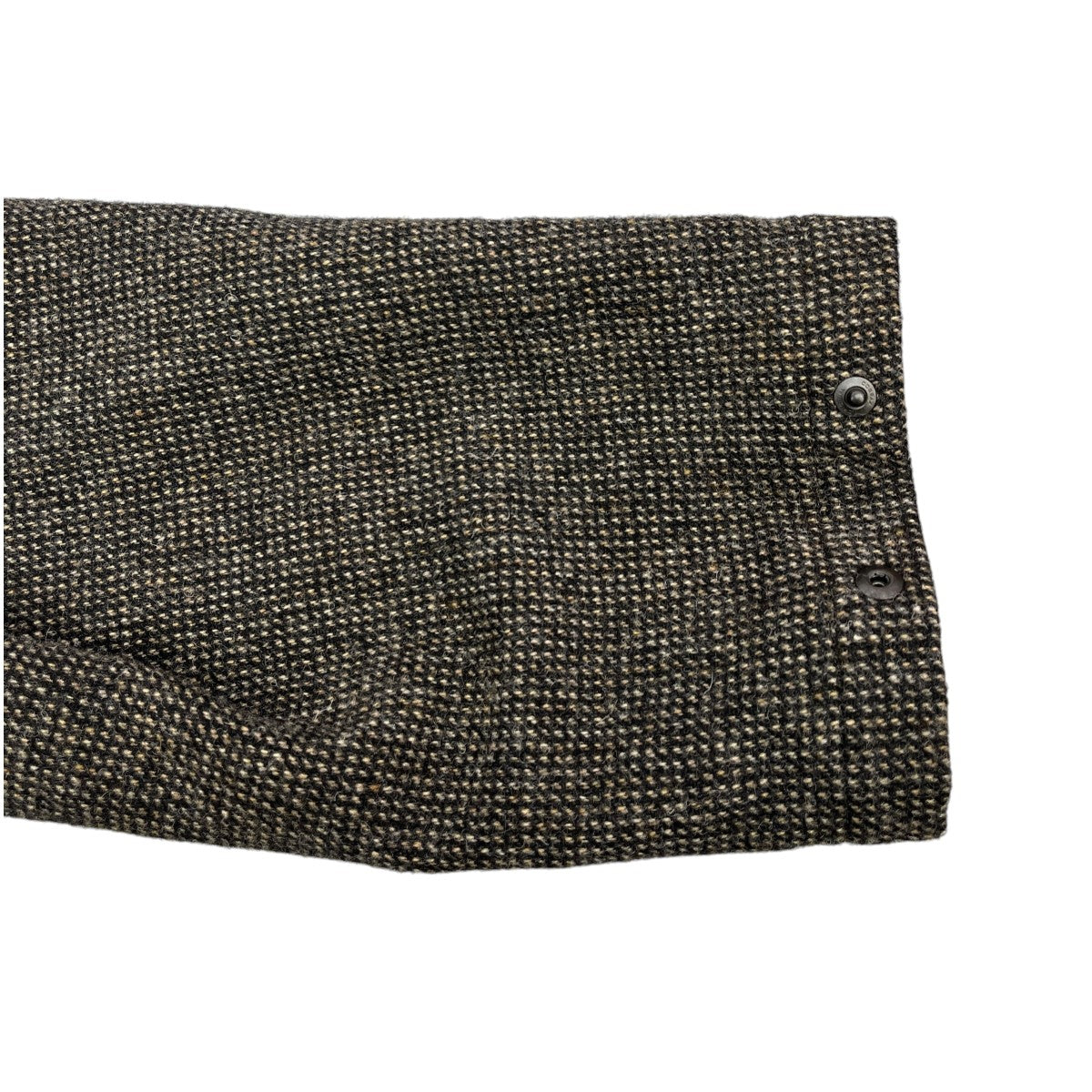 AURALEE WOOL HAIRLINE LIGHT TWEED ZIP BLOUSONハイネックブルゾンA22AB01DT 古着・中古-4枚目のアイテム画像