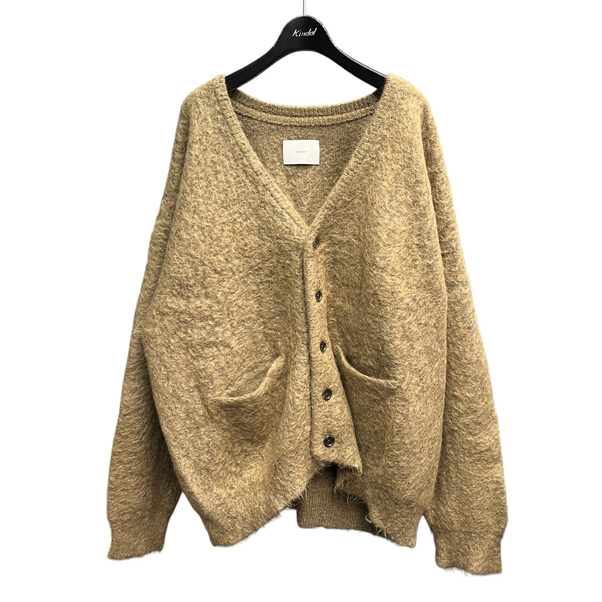 stein KID MOHAIR CARDIGAN厚手カーディガンST.380-1 古着・中古-1枚目のアイテム画像