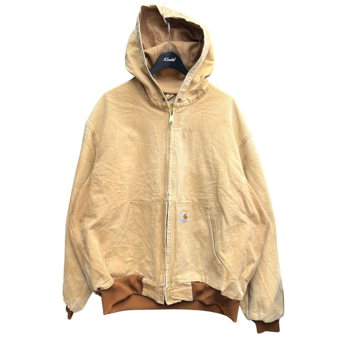 CarHartt USA製 アクティブジャケットジップブルゾンJ131 BRN 古着・中古-1枚目のアイテム画像