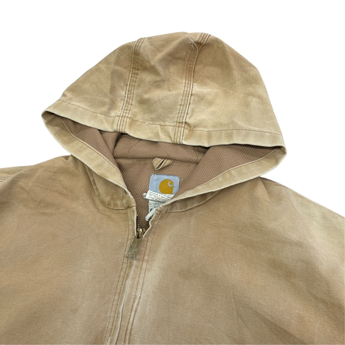 CarHartt USA製 アクティブジャケットジップブルゾンJ131 BRN 古着・中古-3枚目のアイテム画像