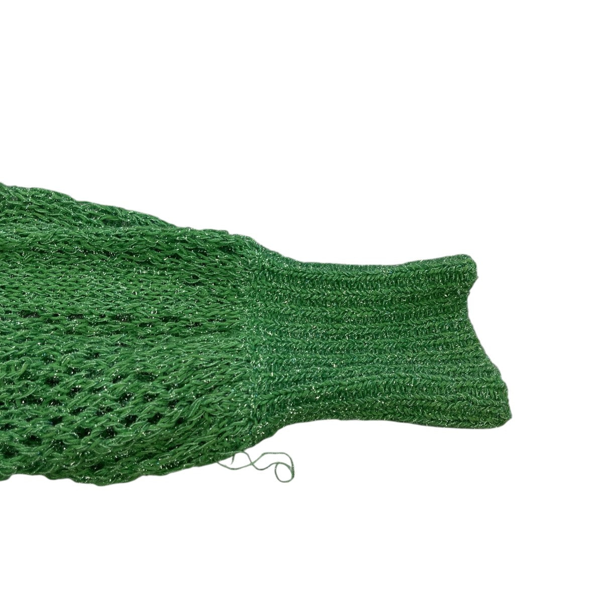 mame kurogouchi Botanical Pattern Knitted LameカーディガンMM22PS KN732 古着・中古-4枚目のアイテム画像