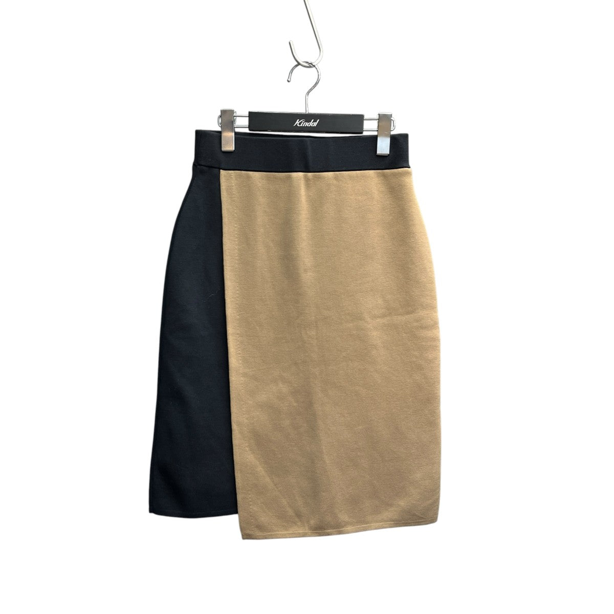 HYKE SWEATER WRAP SKIRTバイカラースカート171-11103 古着・中古-1枚目のアイテム画像