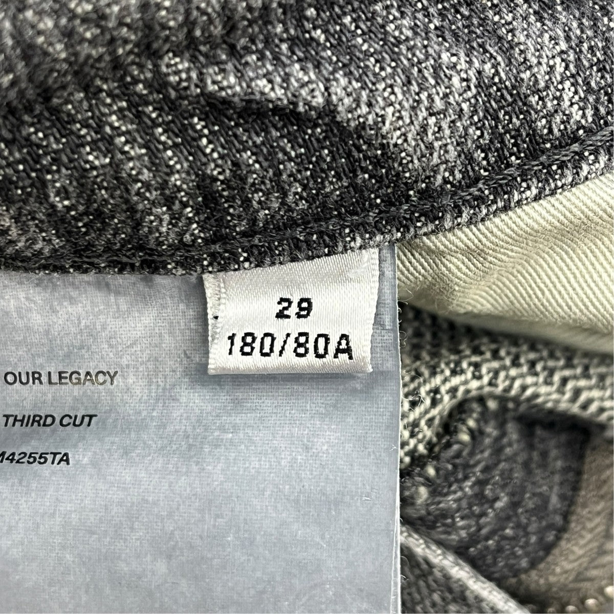 OUR LEGACY THIRD CUTデニムパンツM4255TA 古着・中古-6枚目のアイテム画像