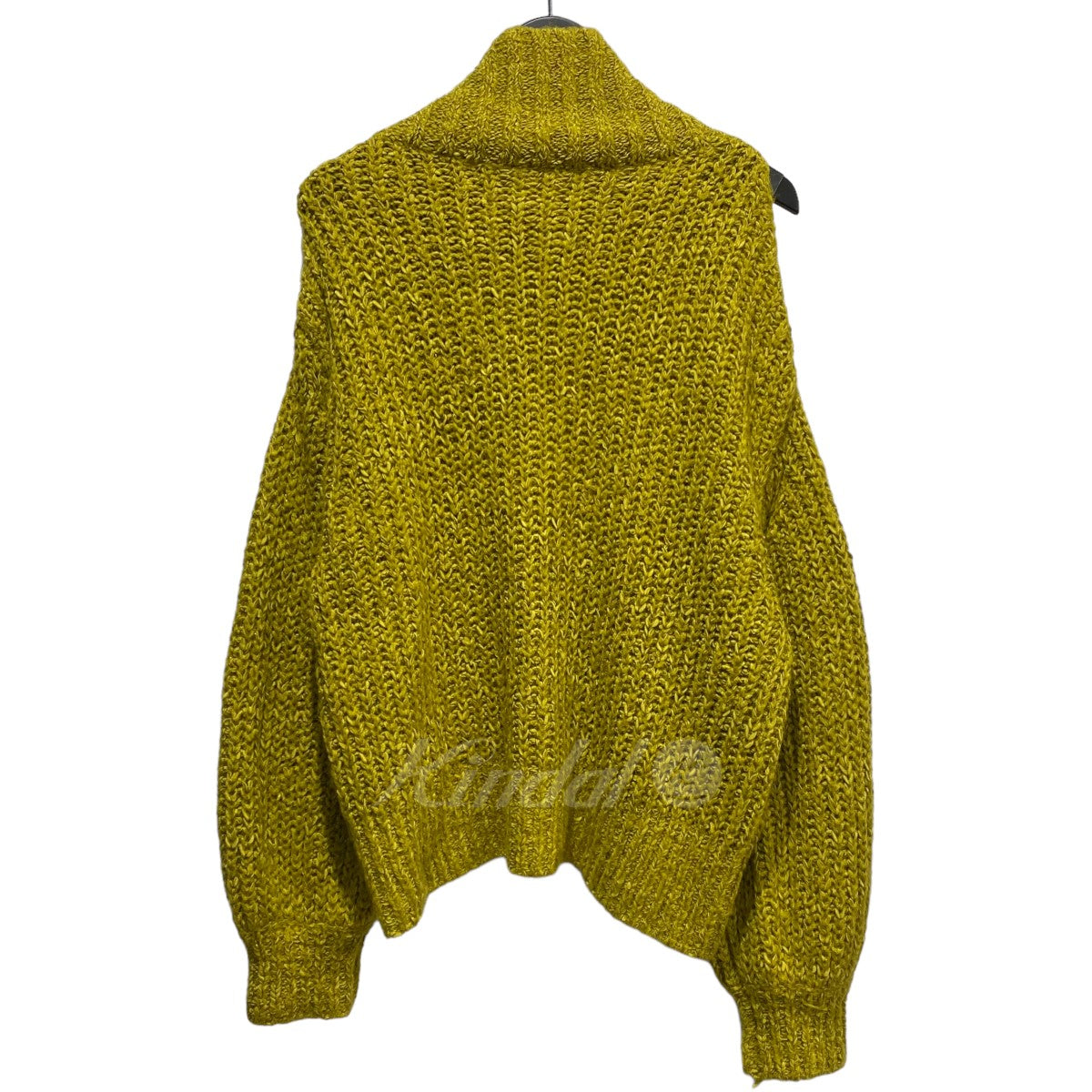 ロービングテープタートルニットプルオーバー